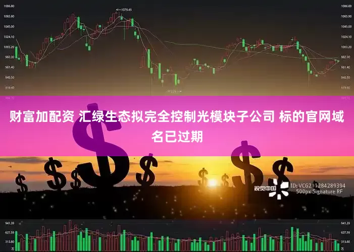 财富加配资 汇绿生态拟完全控制光模块子公司 标的官网域名已过期
